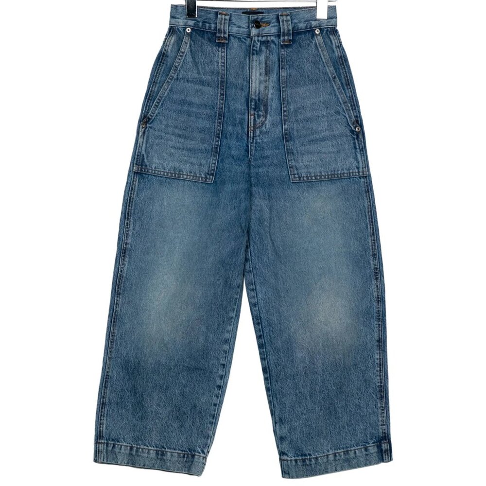 Khaite RARE High-Rise Straight Leg Jeans Size: XS | US 24